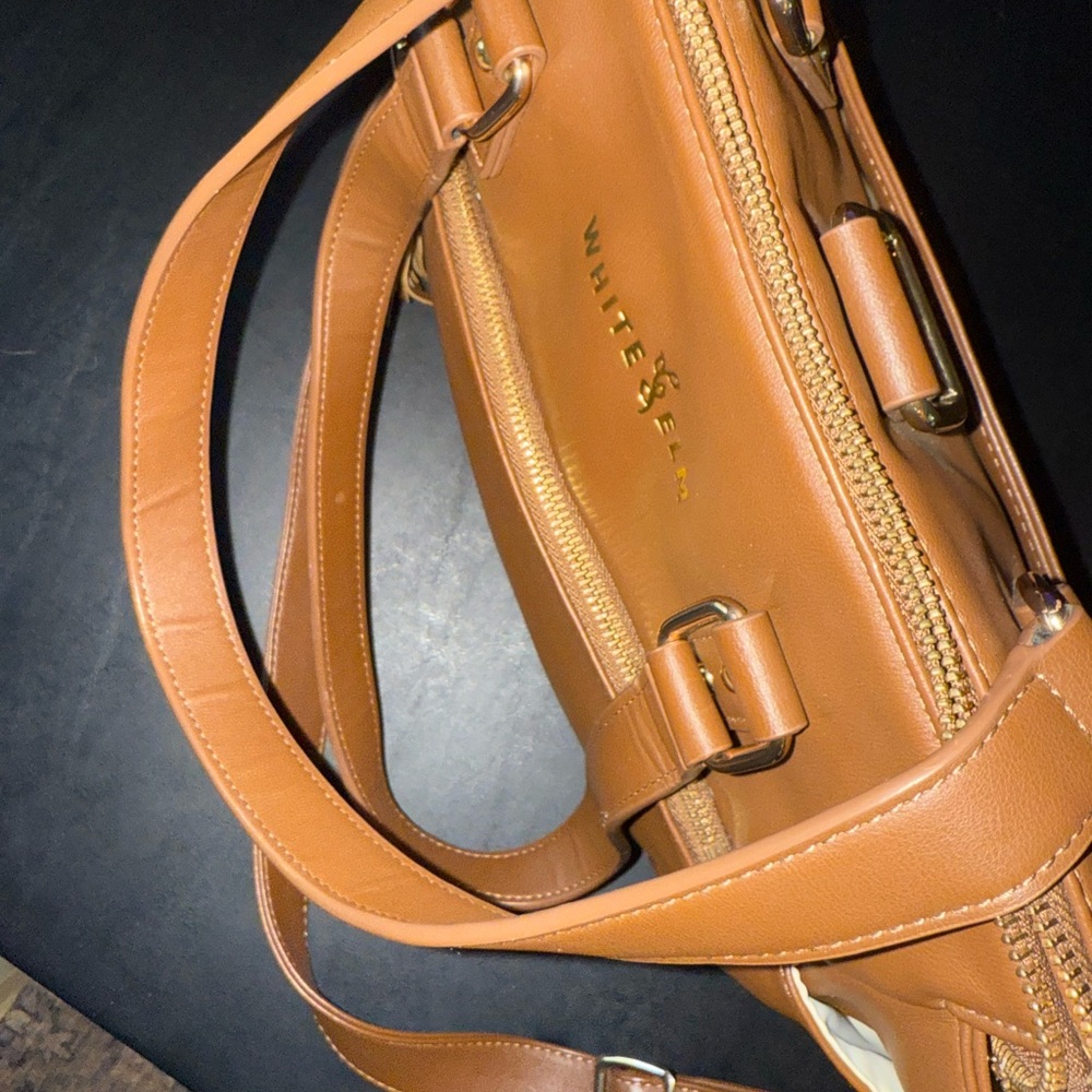 White Elm Gemini Brown Shoulder Bag - Picture 4 of 11